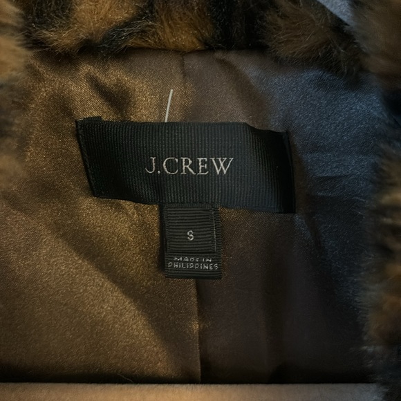 J crew faux fur vest - Picture 2 of 5